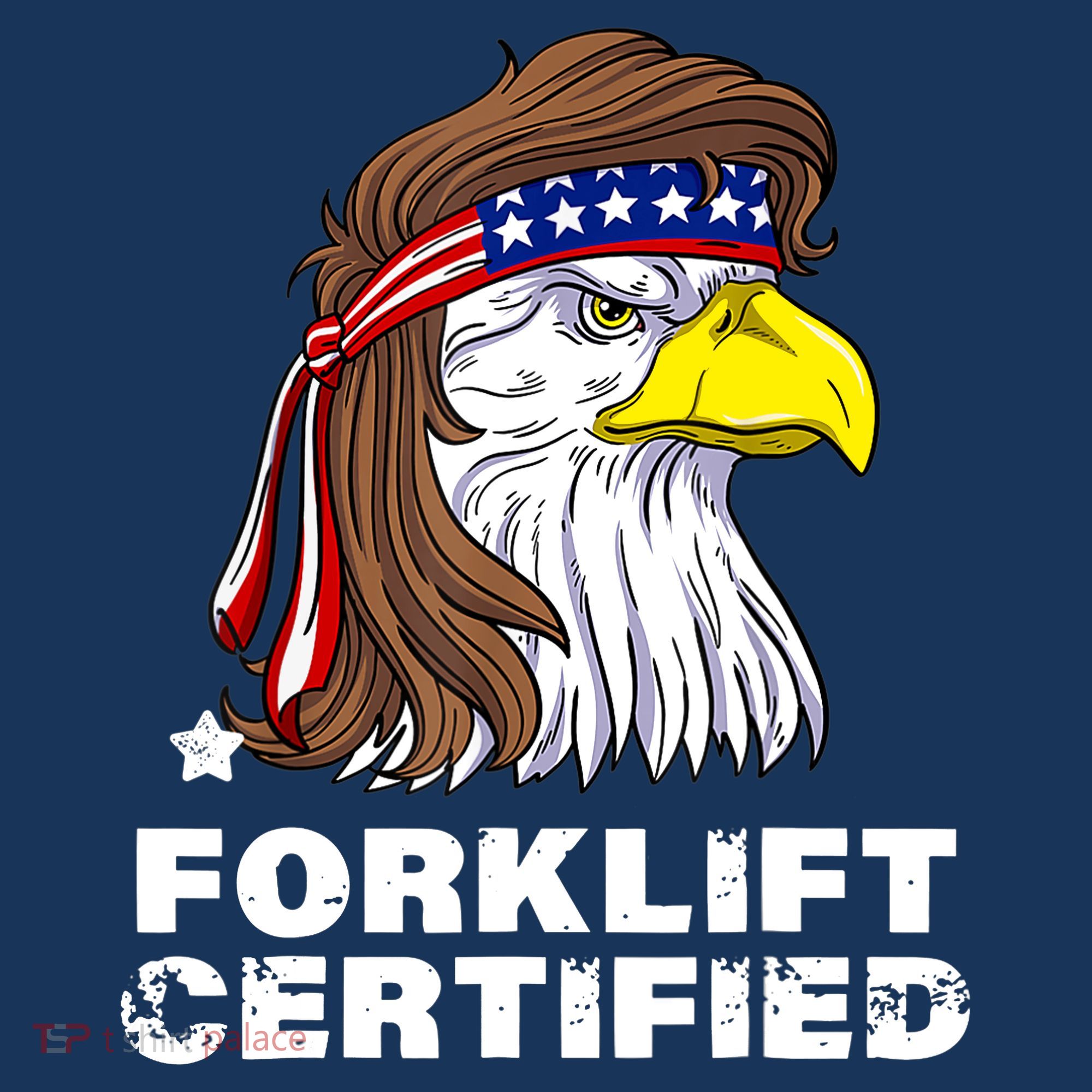 Forklift Certified Eagle Mullet Usa Fork Lift Forklift Bucket Hat