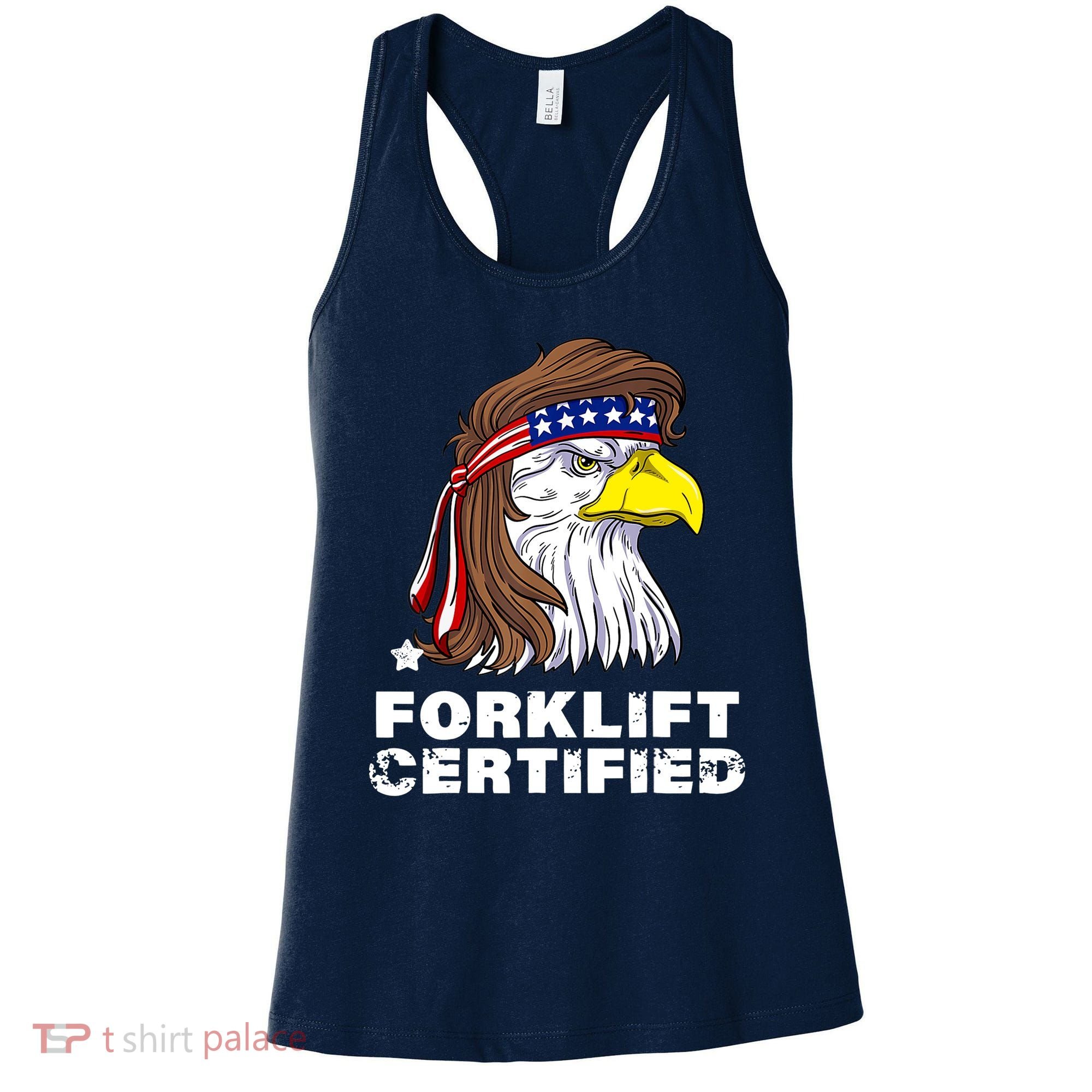 Forklift Certified Eagle Mullet Usa Fork Lift Forklift Women's Tank Top