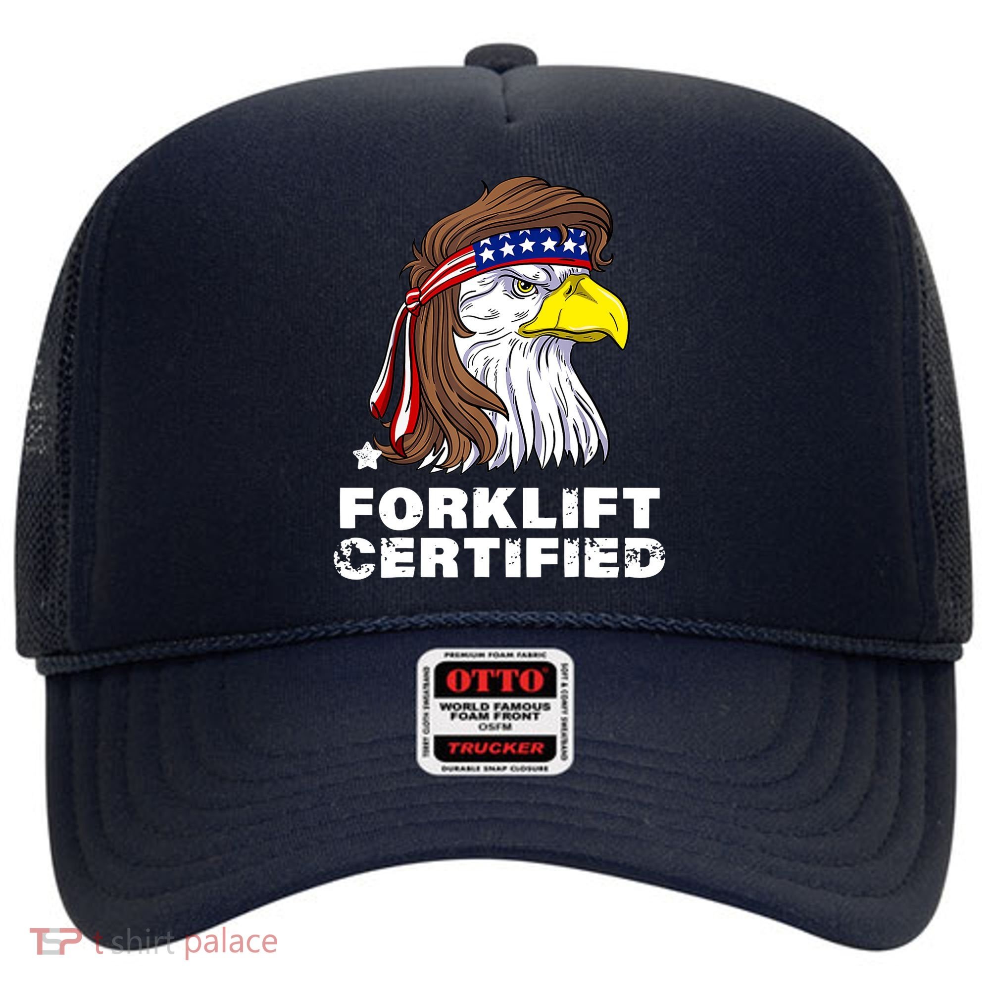 Forklift Certified Eagle Mullet Usa Fork Lift Forklift Hat