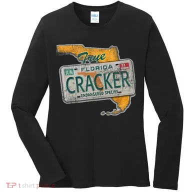 Florida Cracker Endangered Species Florida Native Women's Long Sleeve Shirt