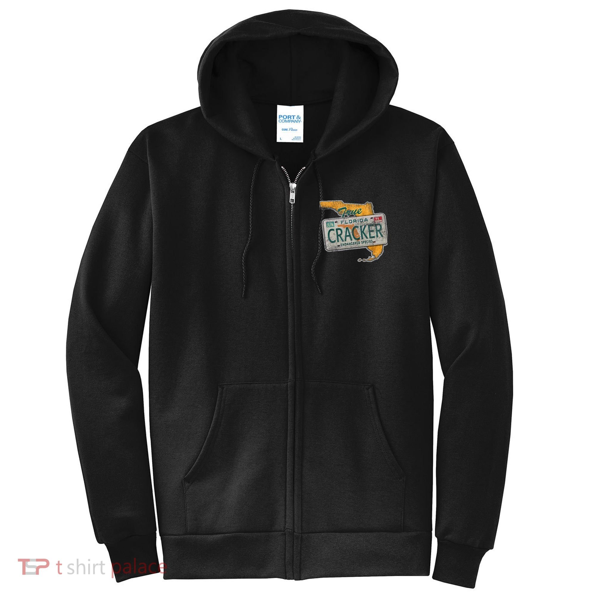 Florida Cracker Endangered Species Florida Native Full Zip Hoodie
