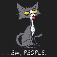 Funny Cat Ew People Meowy Cat Lovers Men Womens Gifts Beanie thumb 2