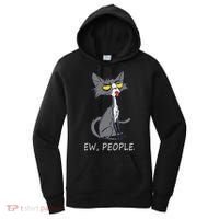 Funny Cat Ew People Meowy Cat Lovers Men Womens Gifts Women's Hoodie thumb 0