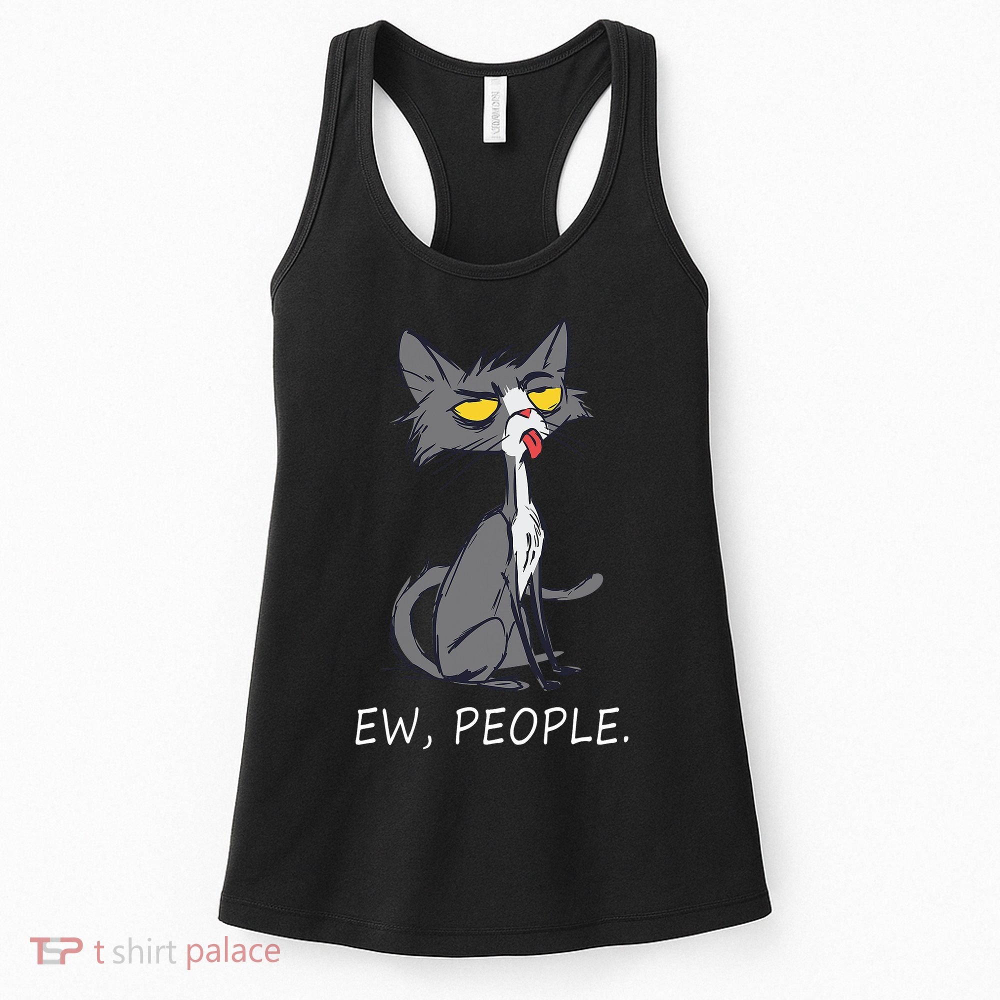 Funny Cat Ew People Meowy Cat Lovers Men Womens Gifts Women's Tank Top