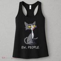 Funny Cat Ew People Meowy Cat Lovers Men Womens Gifts Women's Tank Top thumb 3