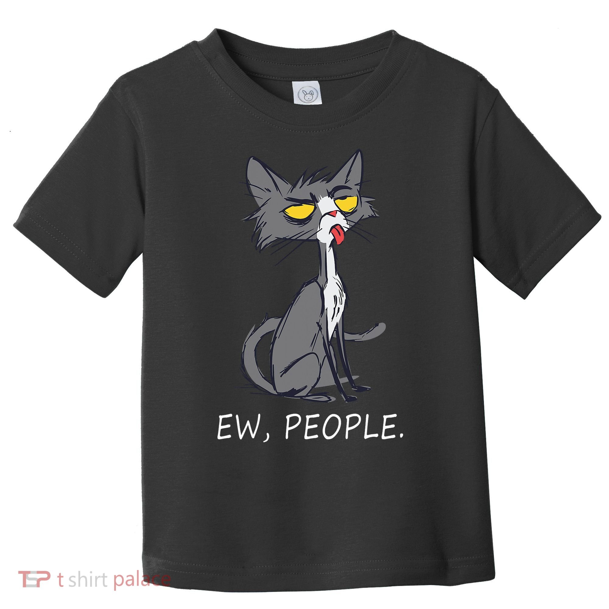 Funny Cat Ew People Meowy Cat Lovers Men Womens Gifts Toddler T-Shirt