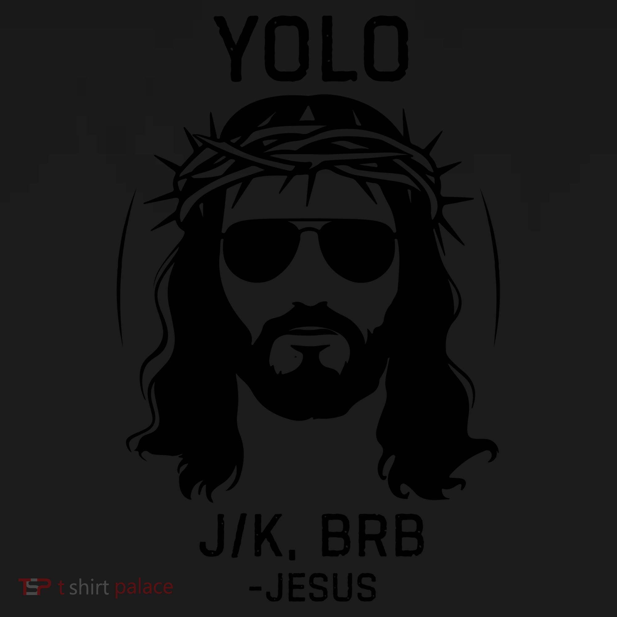 Funny Christian Easter Jesus Yolo Jk Brb Tote Bag