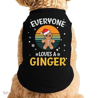 Funny Christmas Everyone Loves A Ginger Xmas Doggie Tank