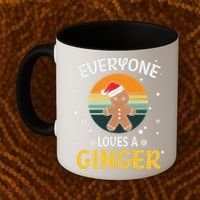 Funny Christmas Everyone Loves A Ginger Xmas Coffee Mug thumb 2