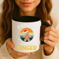 Funny Christmas Everyone Loves A Ginger Xmas Coffee Mug thumb 3
