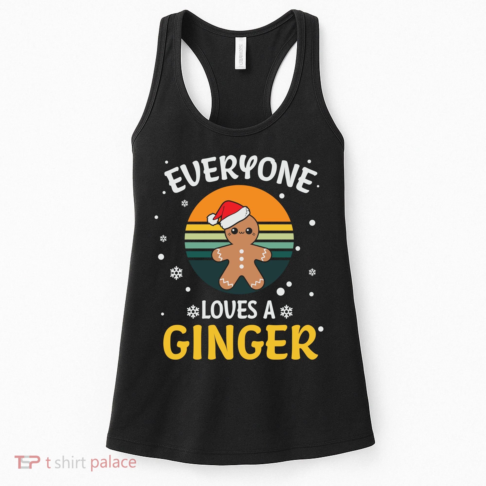Funny Christmas Everyone Loves A Ginger Xmas Women's Tank Top