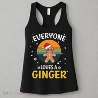 Funny Christmas Everyone Loves A Ginger Xmas Women's Tank Top thumb 3
