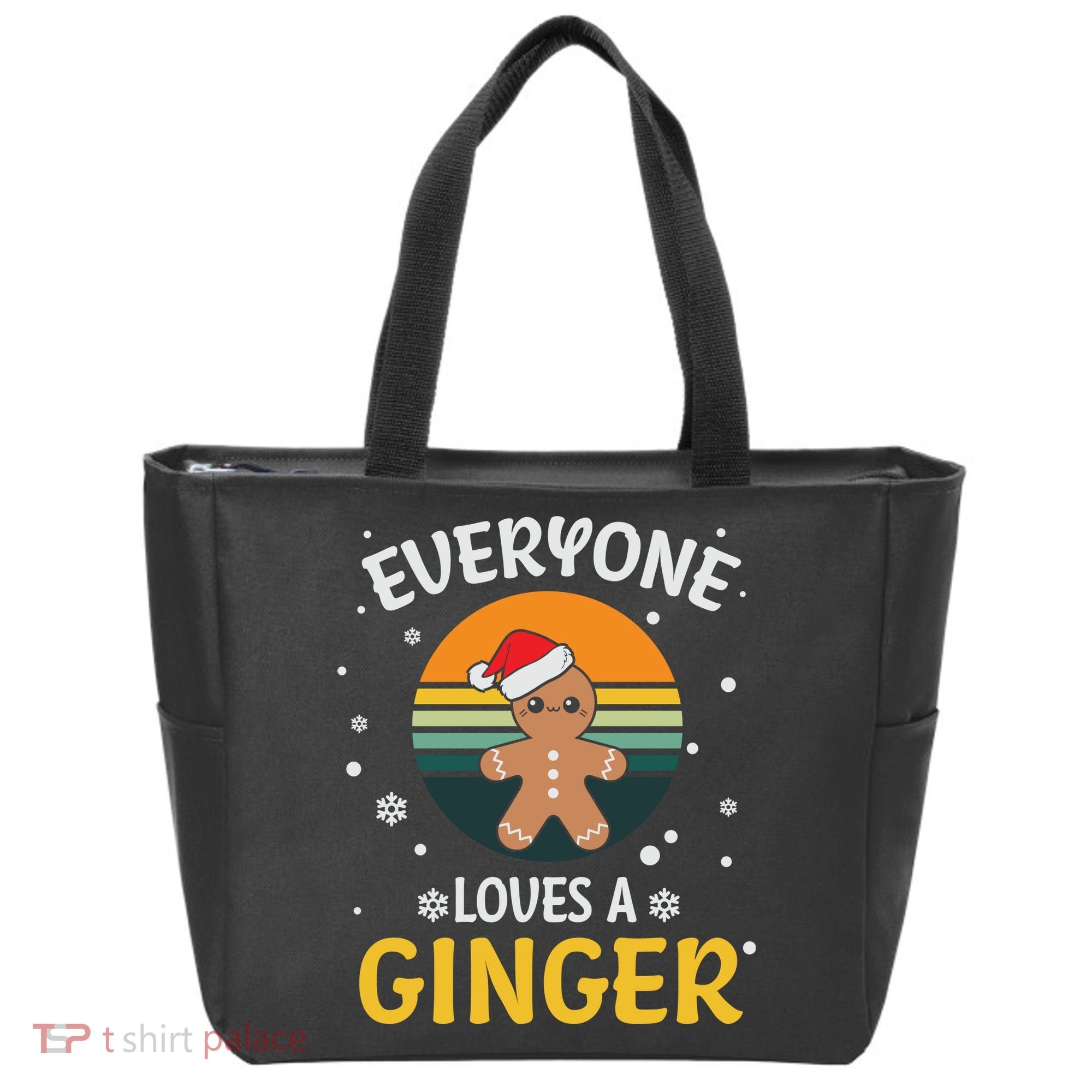 Funny Christmas Everyone Loves A Ginger Xmas Tote Bag