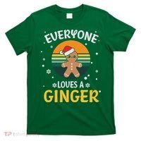 Funny Christmas Everyone Loves A Ginger Xmas T-Shirt thumb 0