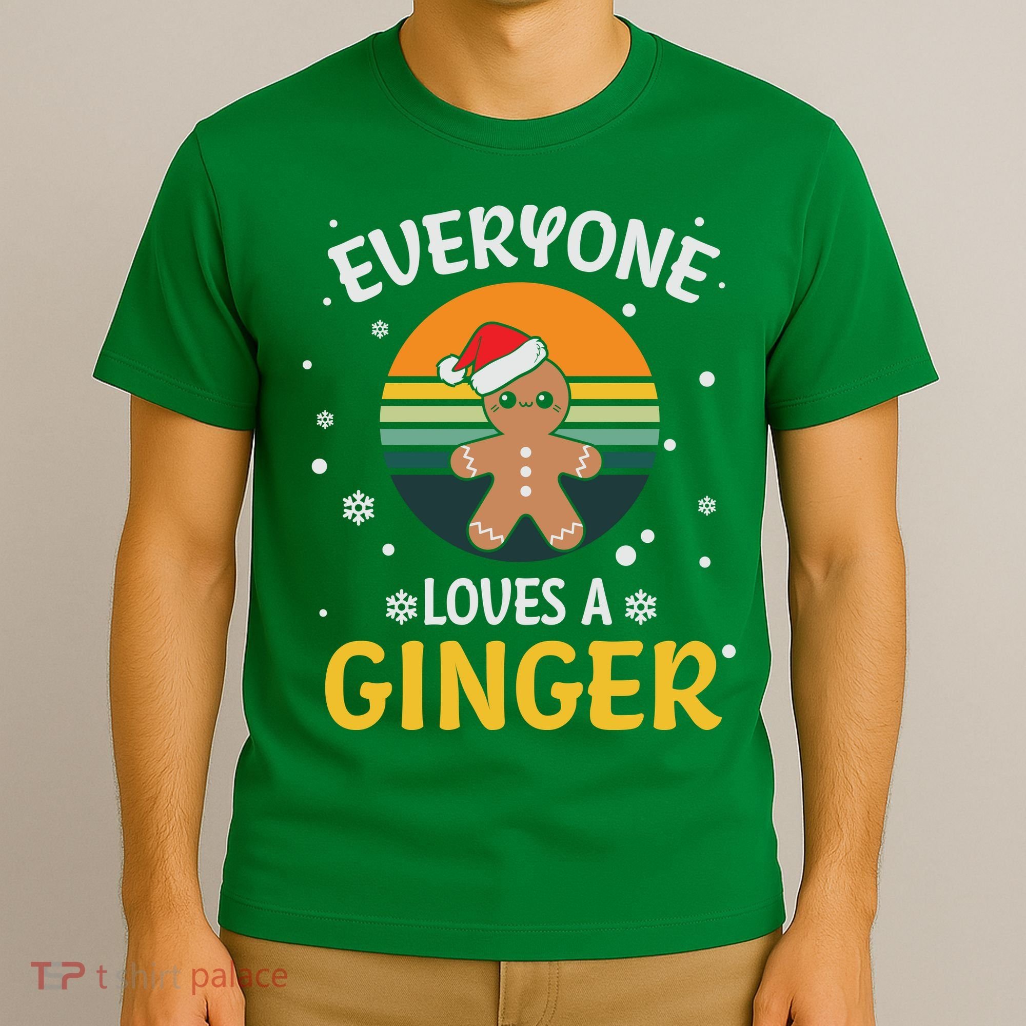 Funny Christmas Everyone Loves A Ginger Xmas T-Shirt