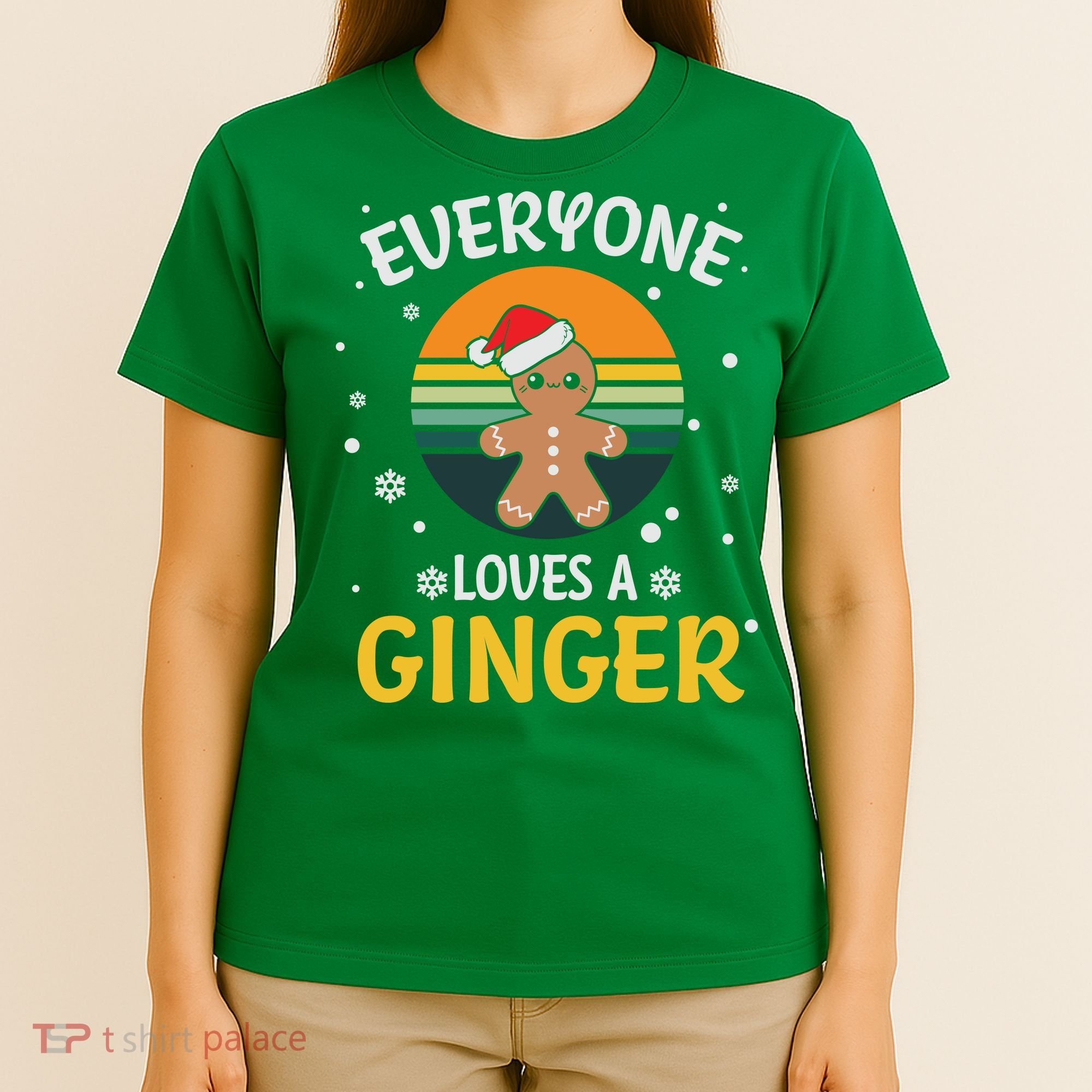 Funny Christmas Everyone Loves A Ginger Xmas T-Shirt