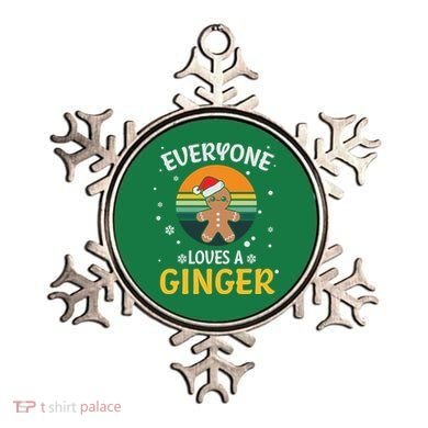 Funny Christmas Everyone Loves A Ginger Xmas Ornament