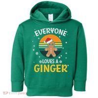 Funny Christmas Everyone Loves A Ginger Xmas Toddler Hoodie thumb 0