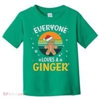 Funny Christmas Everyone Loves A Ginger Xmas Toddler T-Shirt thumb 0