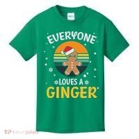 Funny Christmas Everyone Loves A Ginger Xmas Kids T-Shirt thumb 0