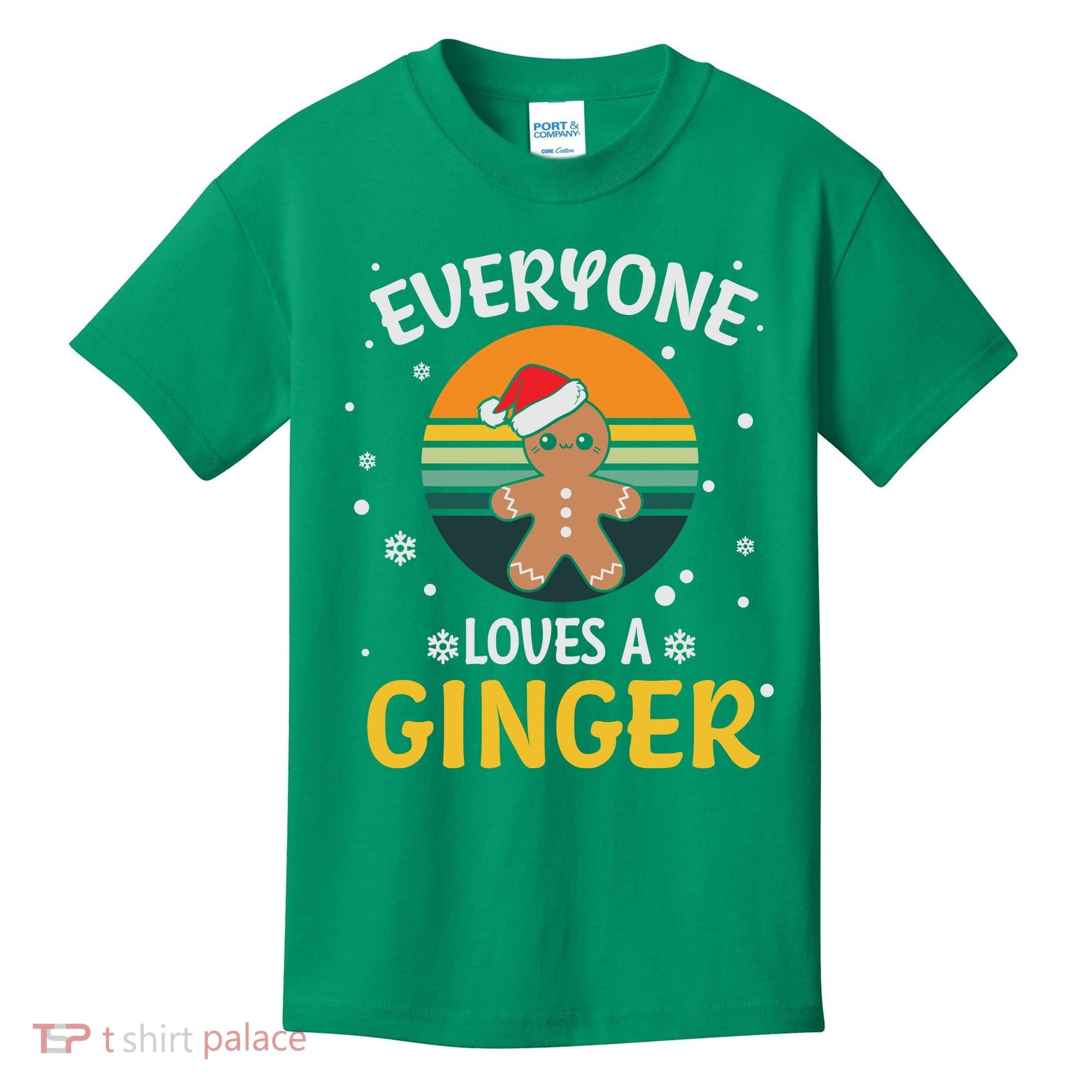 Funny Christmas Everyone Loves A Ginger Xmas Kids T-Shirt