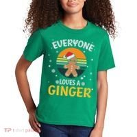 Funny Christmas Everyone Loves A Ginger Xmas Kids T-Shirt thumb 2