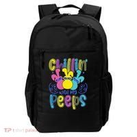 Funny Cute Easter Chillin With My Peeps Backpack thumb 0