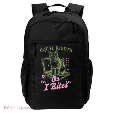 Feminist Cat Equal Rights Or I Bites Cat Backpack