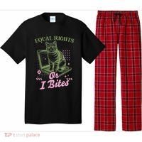 Feminist Cat Equal Rights Or I Bites Cat Pajama Set thumb 0