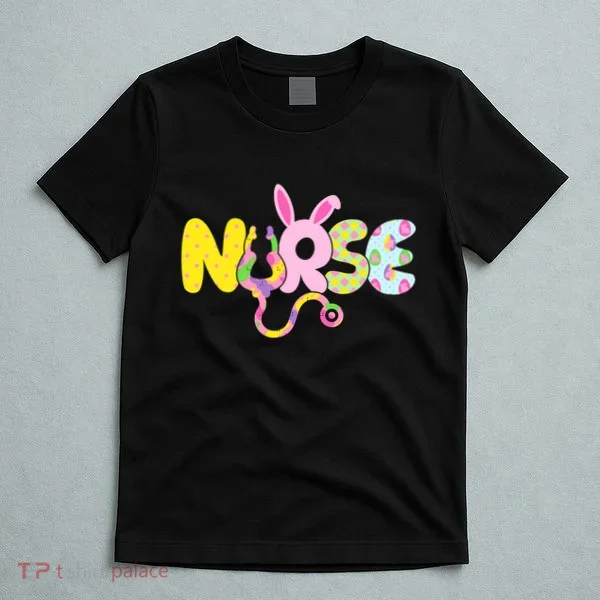 Funny Cute Easter Patterns Nurse T-Shirt