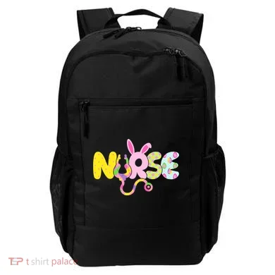 Funny Cute Easter Patterns Nurse Backpack