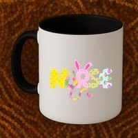 Funny Cute Easter Patterns Nurse Coffee Mug thumb 2
