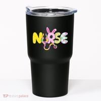 Funny Cute Easter Patterns Nurse Tumbler thumb 0