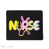 Funny Cute Easter Patterns Nurse Mousepad thumb 0