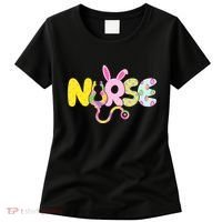 Funny Cute Easter Patterns Nurse Women's T-Shirt thumb 0