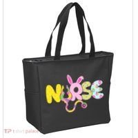 Funny Cute Easter Patterns Nurse Tote Bag thumb 2