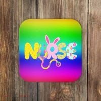 Funny Cute Easter Patterns Nurse Coaster thumb 0