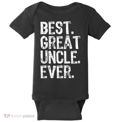 Family Cool Funny Best Great Uncle Ever Baby Bodysuit