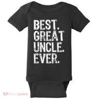 Family Cool Funny Best Great Uncle Ever Baby Bodysuit thumb 0