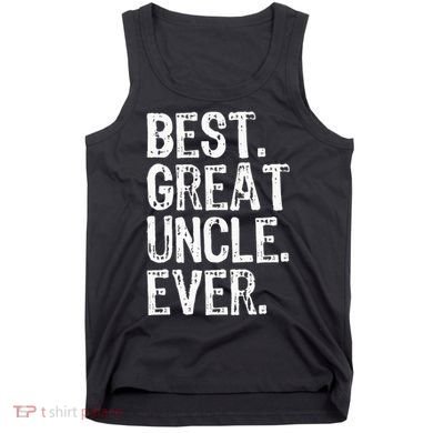 Family Cool Funny Best Great Uncle Ever Tank Top