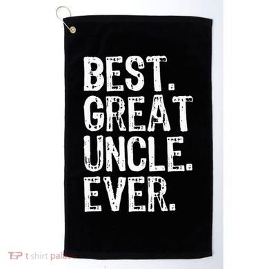 Family Cool Funny Best Great Uncle Ever Golf Towel