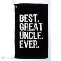 Family Cool Funny Best Great Uncle Ever Golf Towel thumb 0
