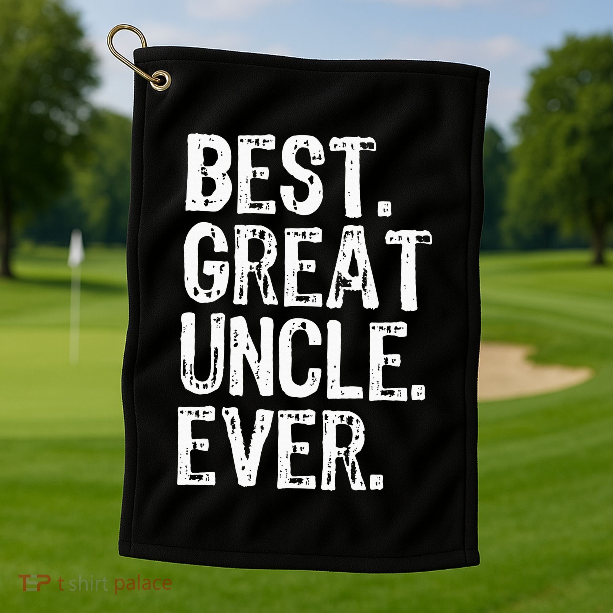 Family Cool Funny Best Great Uncle Ever Golf Towel