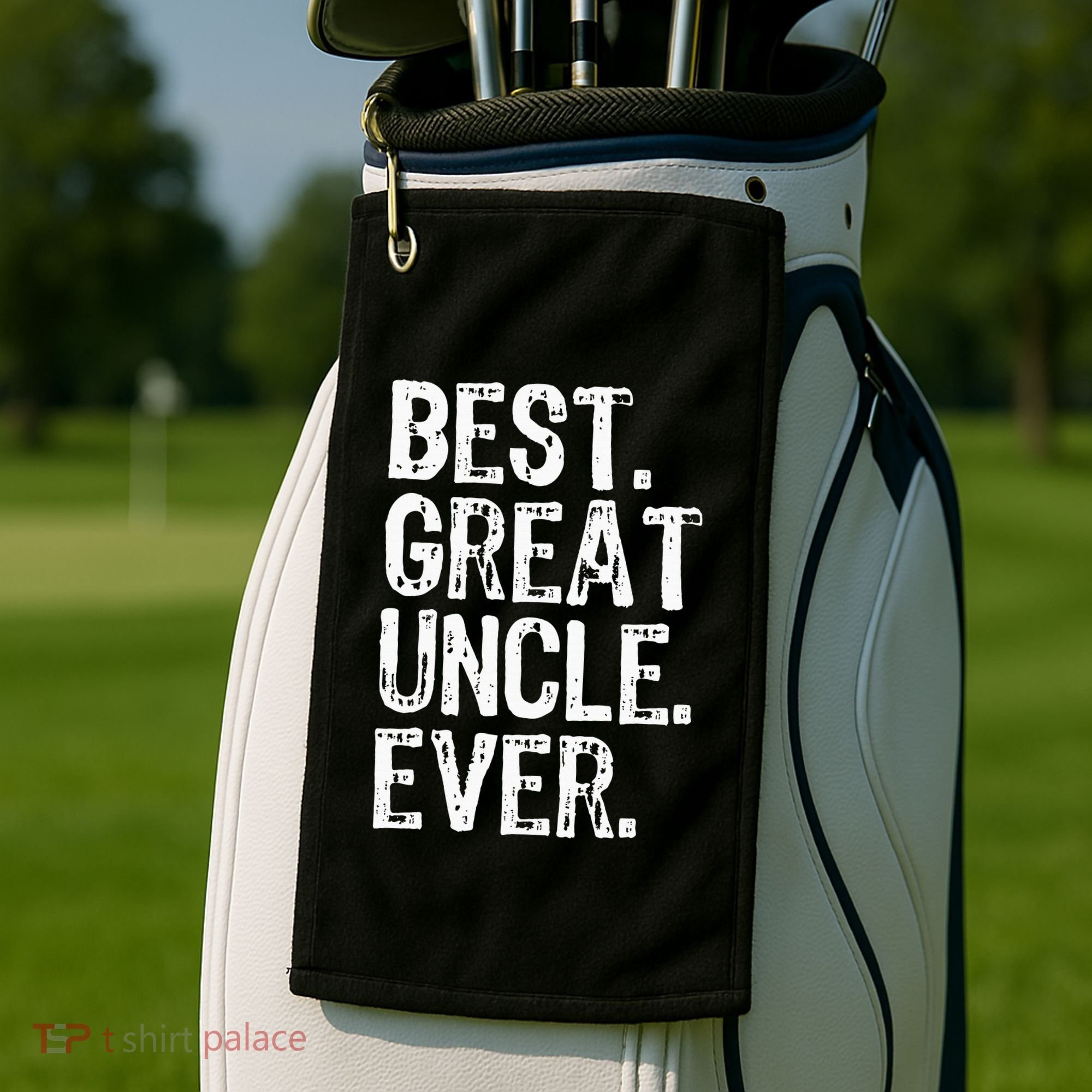 Family Cool Funny Best Great Uncle Ever Golf Towel