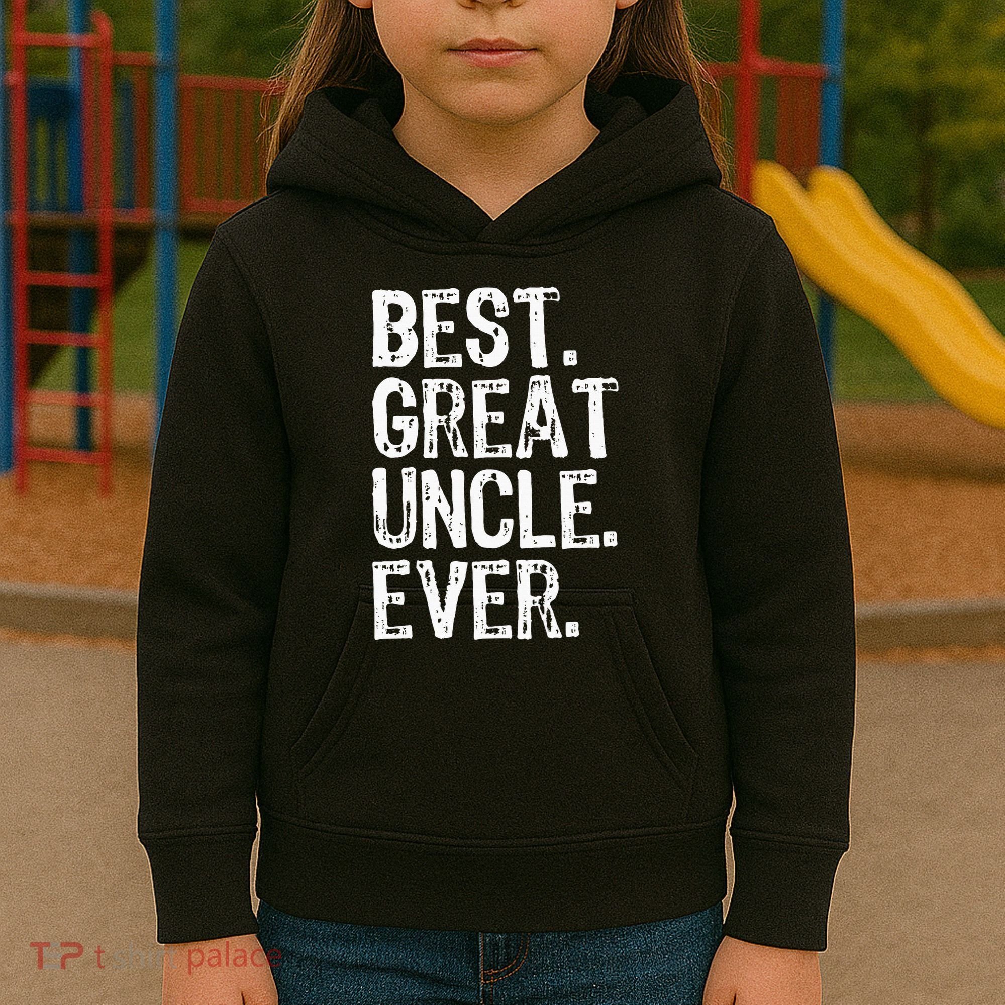 Family Cool Funny Best Great Uncle Ever Kids Hoodie