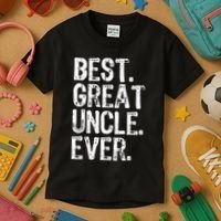 Family Cool Funny Best Great Uncle Ever Kids T-Shirt thumb 3