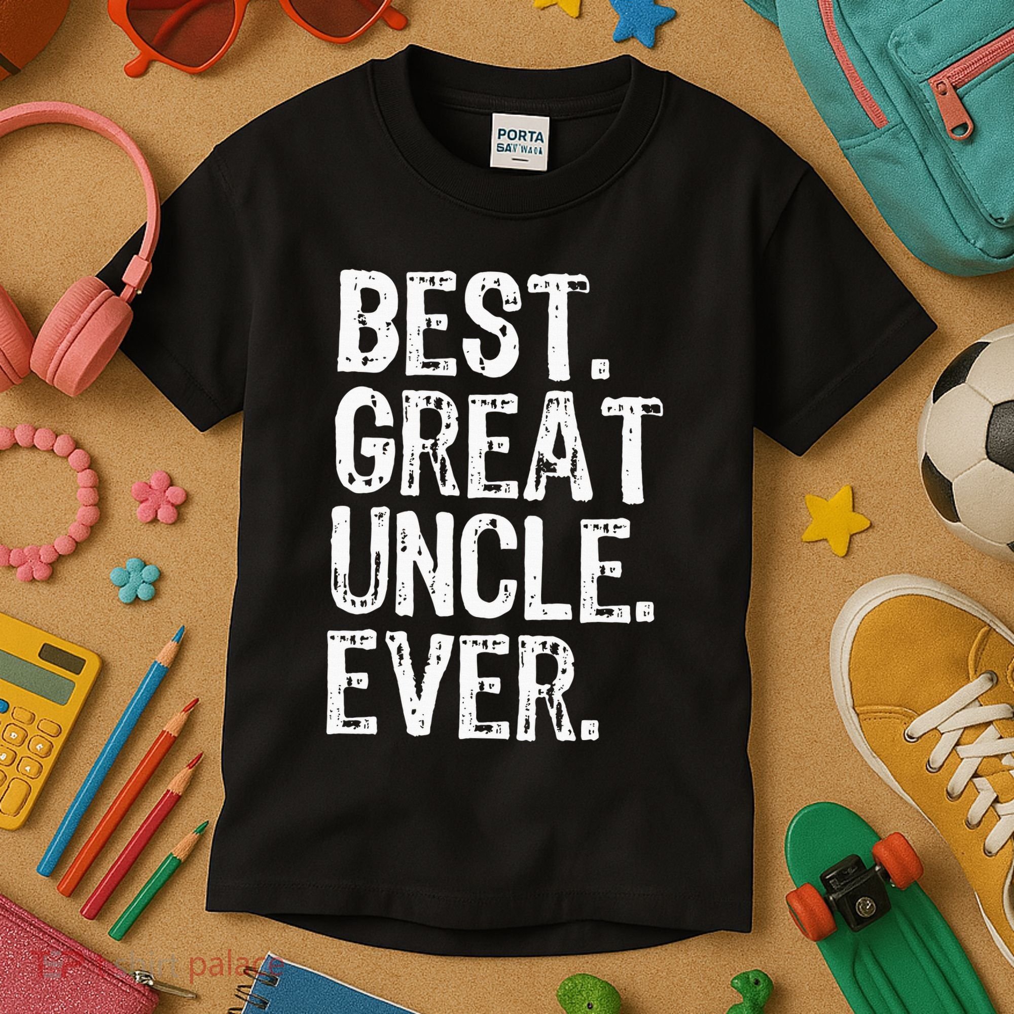 Family Cool Funny Best Great Uncle Ever Kids T-Shirt