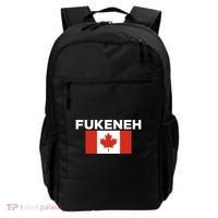 Fukeneh Canada Flag Humorous Fun Slang Accent Gift Backpack thumb 0