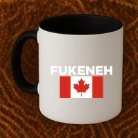 Fukeneh Canada Flag Humorous Fun Slang Accent Gift Coffee Mug thumb 2