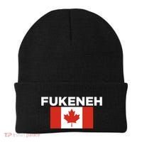 Fukeneh Canada Flag Humorous Fun Slang Accent Gift Beanie thumb 0
